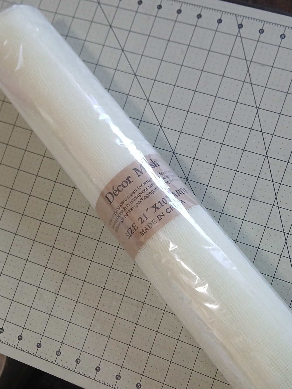 Deco Mesh - Ivory